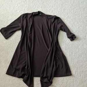 Brown cardigan
